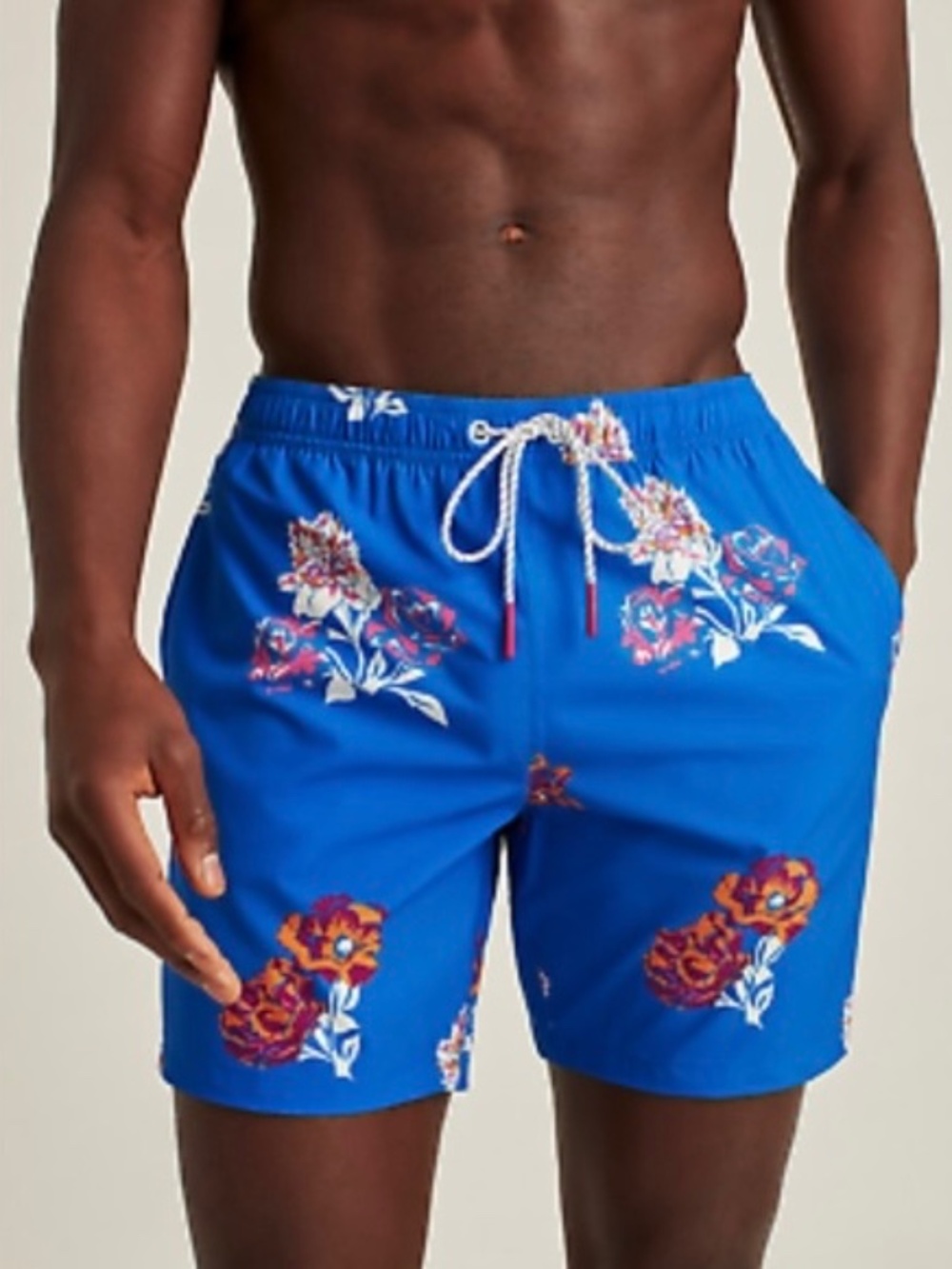 Bonobos Men’s Riviera Ludgate Floral Recycled Swim Trunk Shorts